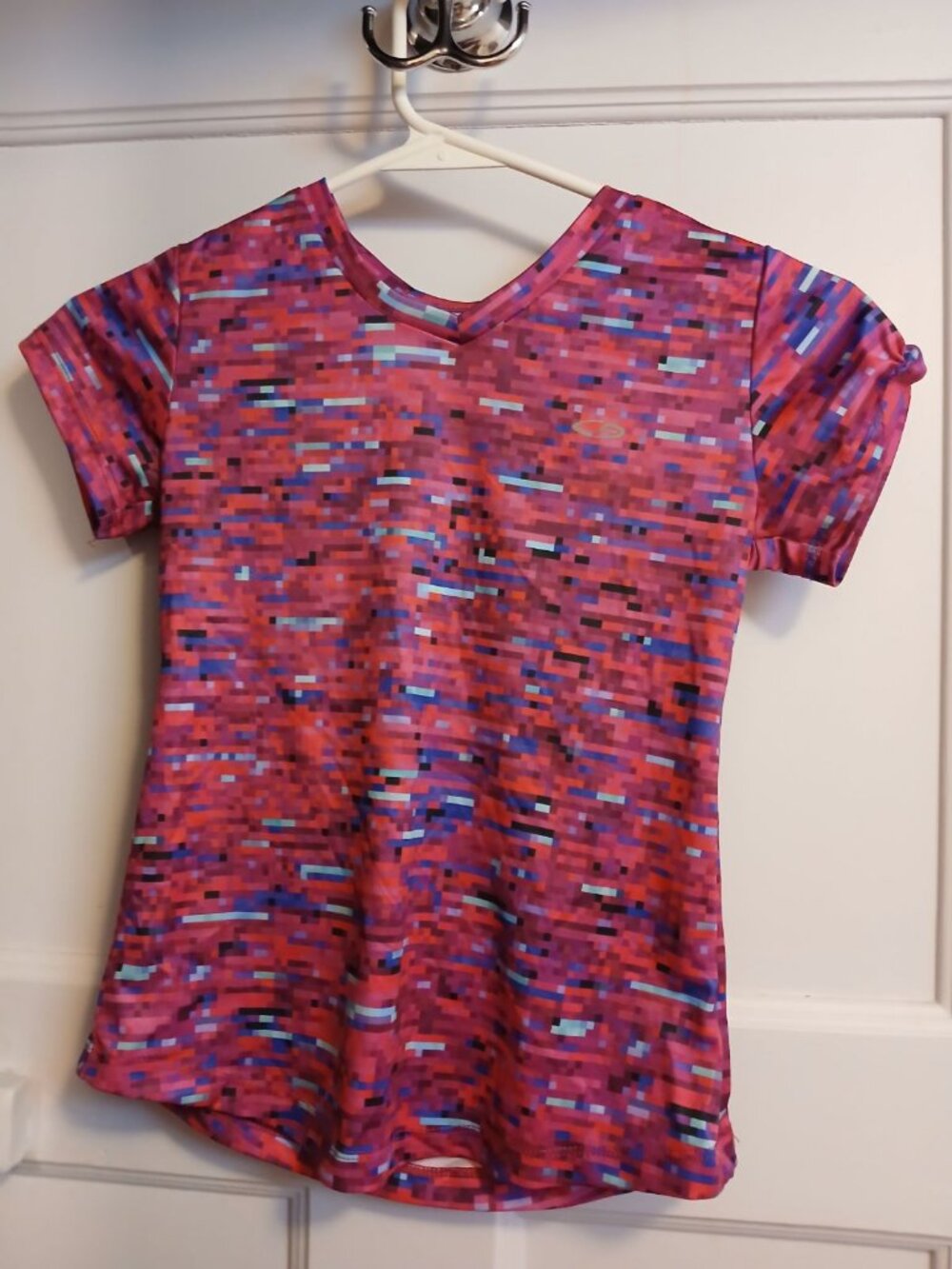 Champion M 7/8 Girls Pink Athletic Shirt